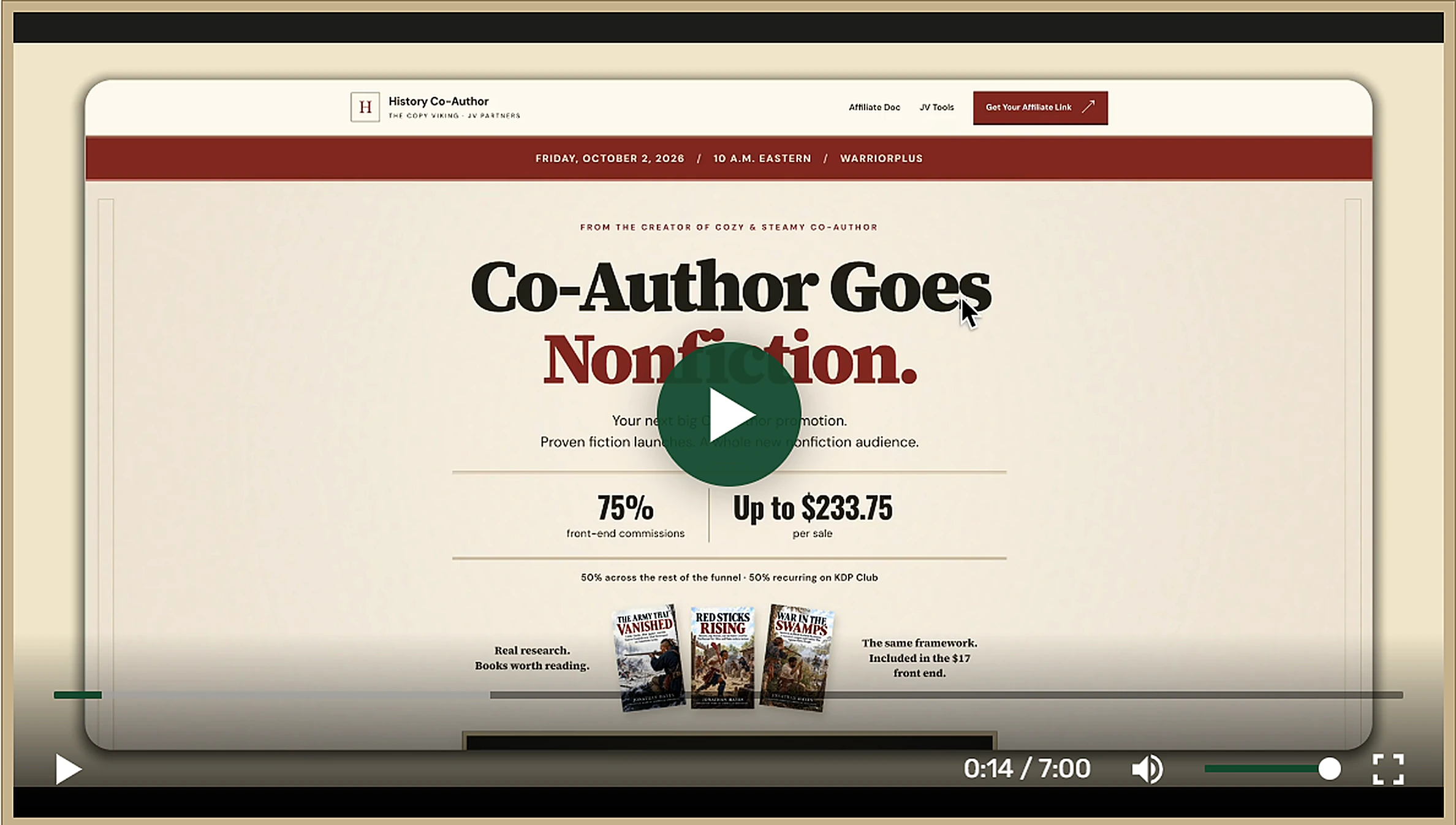 History Co-Author promotional product artwork